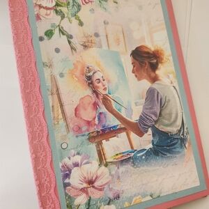 "CREATIVE LIFE" Arts & Crafts Journal 64pgs Painting Sewing Writing Journaling